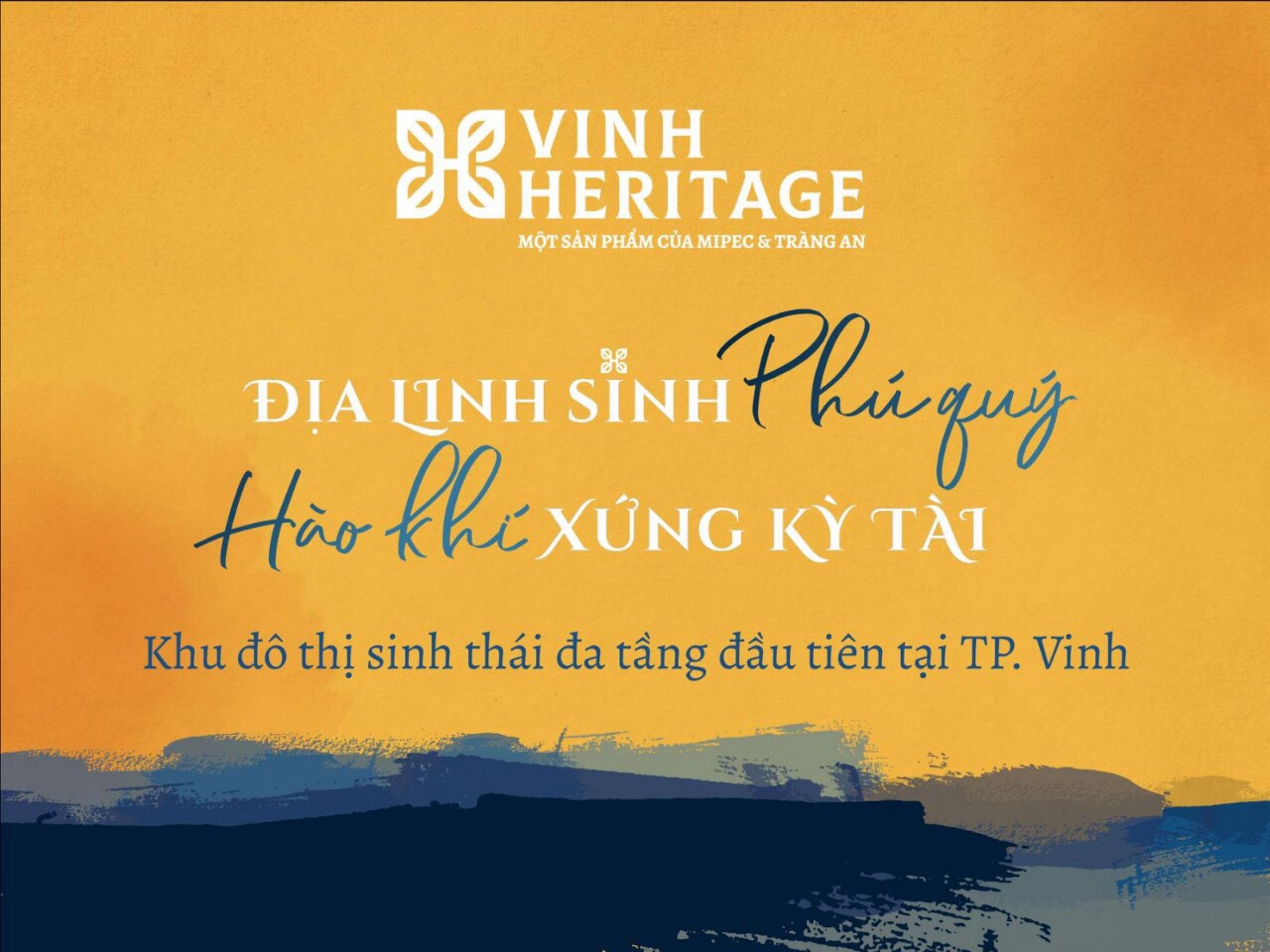 Bảng công khai thông tin về bất động sản đưa vào kinh doanh của dự án Vinh Heritage